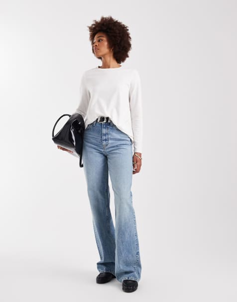 ASOS DESIGN Tall - Jeans dad fit a fondo ampio lavaggio vintage chiaro - Circular Design Collection - view 1