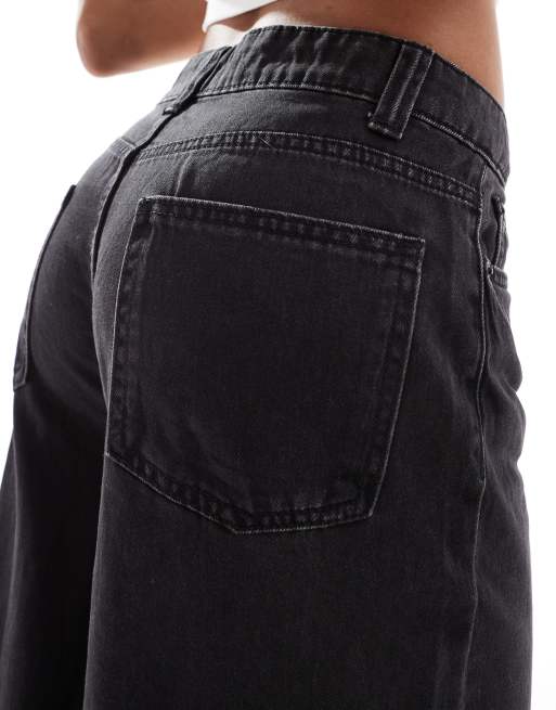 ASOS DESIGN Tall - Jeans met wijde pijpen in zwart, 5 van 5