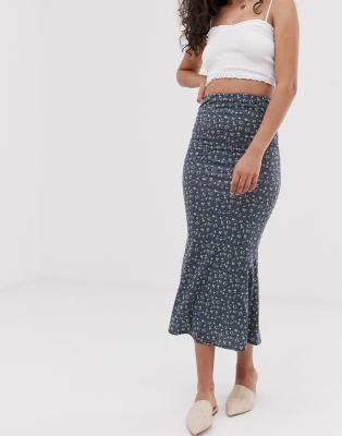 asos slip skirt