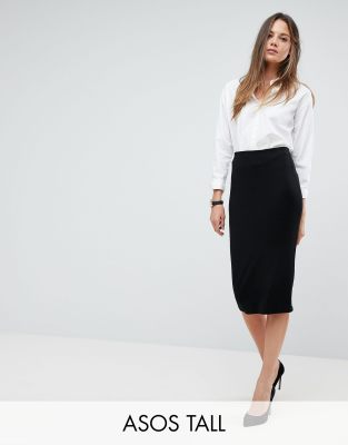 ASOS DESIGN Tall jersey pencil skirt | ASOS