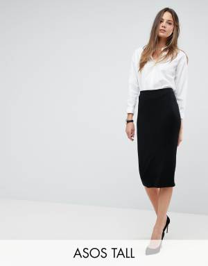 pencil skirt asos skirts tall jersey bodycon