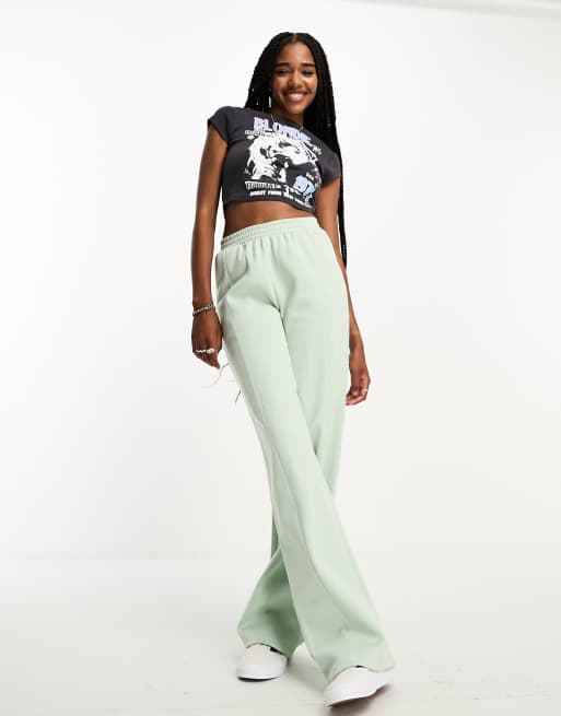 ASOS DESIGN Tall – Joggersy z prostymi nogawkami w morskim kolorze, 2 z 4