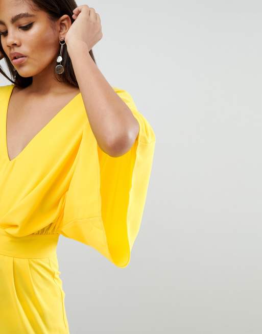 ASOS DESIGN Tall – Jumpsuit med kimonoärm och peg-byxor, 3 av 4