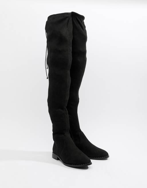 Asos tall thigh high cheap boots