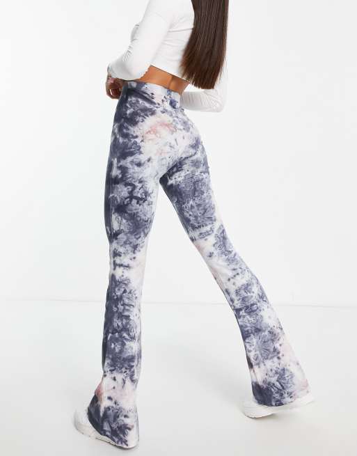 Tie orders dye flare pants