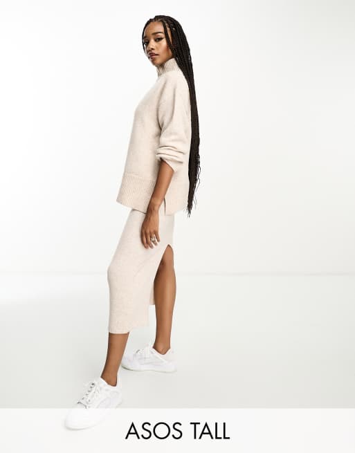 Asos sweater skirt on sale set