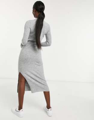 asos white knit dress