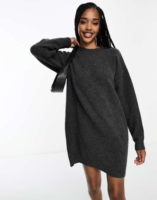 Asos black hot sale sweater dress