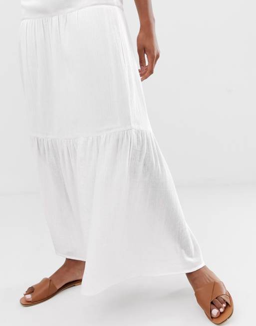 ASOS DESIGN Tall - Lange gelaagde zomerrok van kaasdoek, 3 van 4