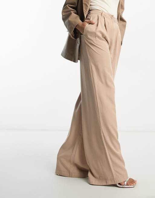ASOS DESIGN Tall – Legere Hose in Beige mit weitem Bein, 2 von 4