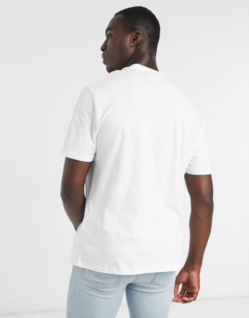ASOS DESIGN Tall – Legeres T-Shirt mit Engelsprint und Schriftzug in Weiß, 2 von 4