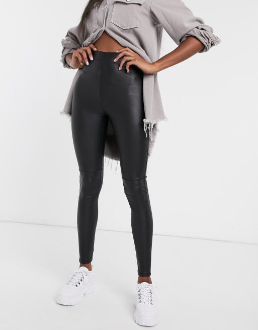 ASOS DESIGN Tall – Legginsy z imitacji skóry, 3 z 4