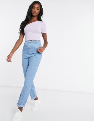 lightweight mom jeans