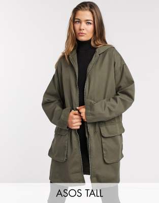 asos tall womens coats