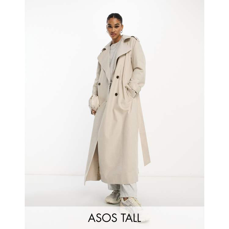 Asos long trench outlet coat