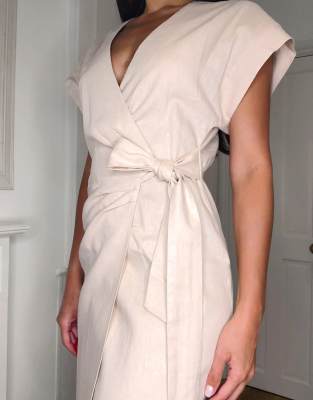tall linen dress