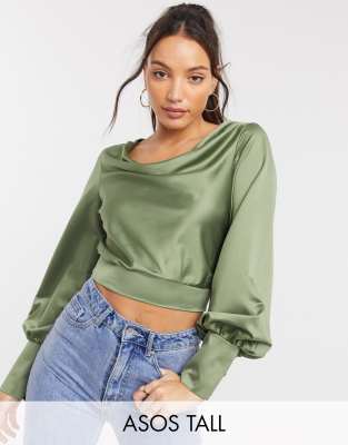 cowl neck top asos