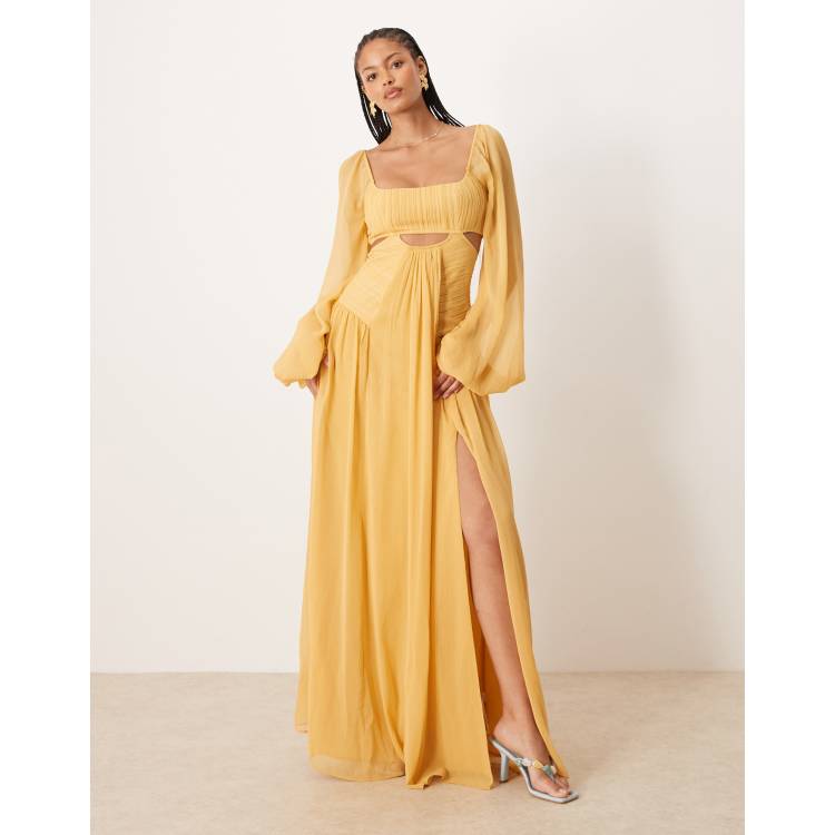 midi 2 piece dress Floral Midi Dress with Pockets – Linen Blend main image 0