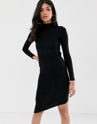 open back mini bodycon dress