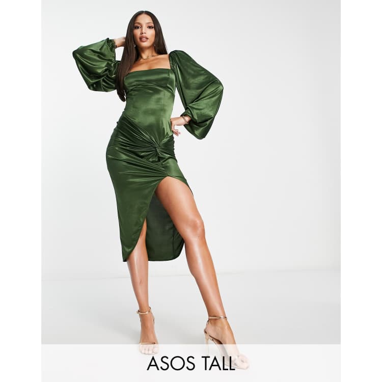 Asos satin deals dress