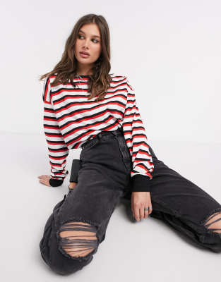 striped t shirt asos