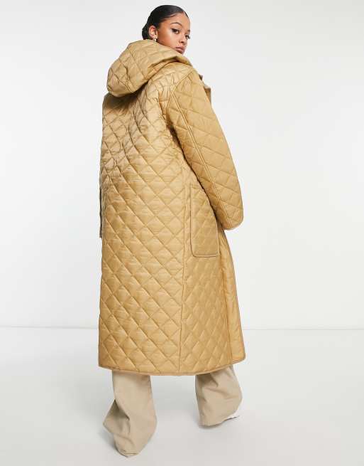 Asos store quilted coat