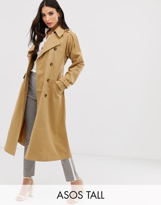 Tall trench clearance coat