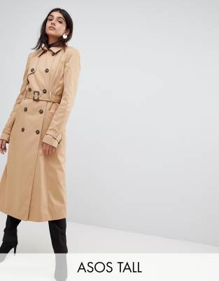 asos longline trench coat