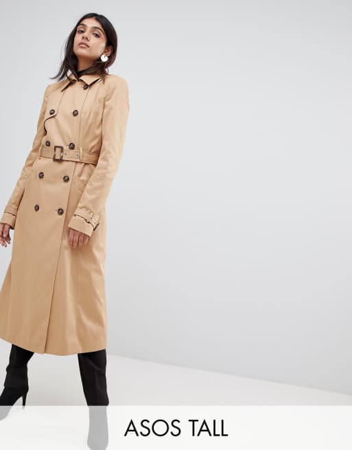 asos long trench coat