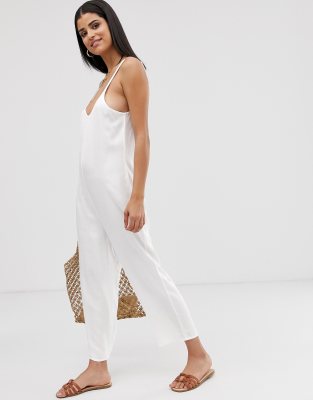 tall linen jumpsuit