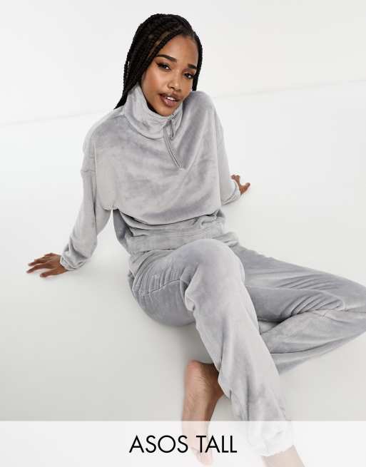 ASOS DESIGN lounge super soft zip up hoodie & jogger set