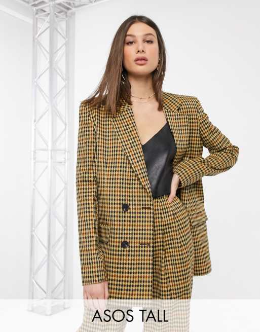 ASOS DESIGN Tall – Garnitur ze wzorem w pepitkę, 2 z 2