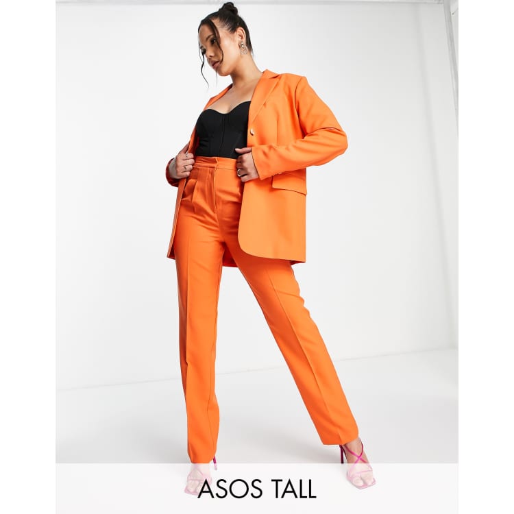 Ladies orange hotsell trouser suit