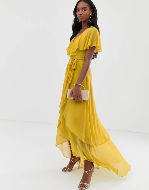 Cape back maxi dress sale