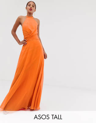 asos orange dresses