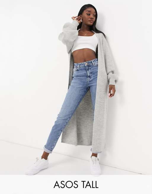 Asos hot sale grey cardigan