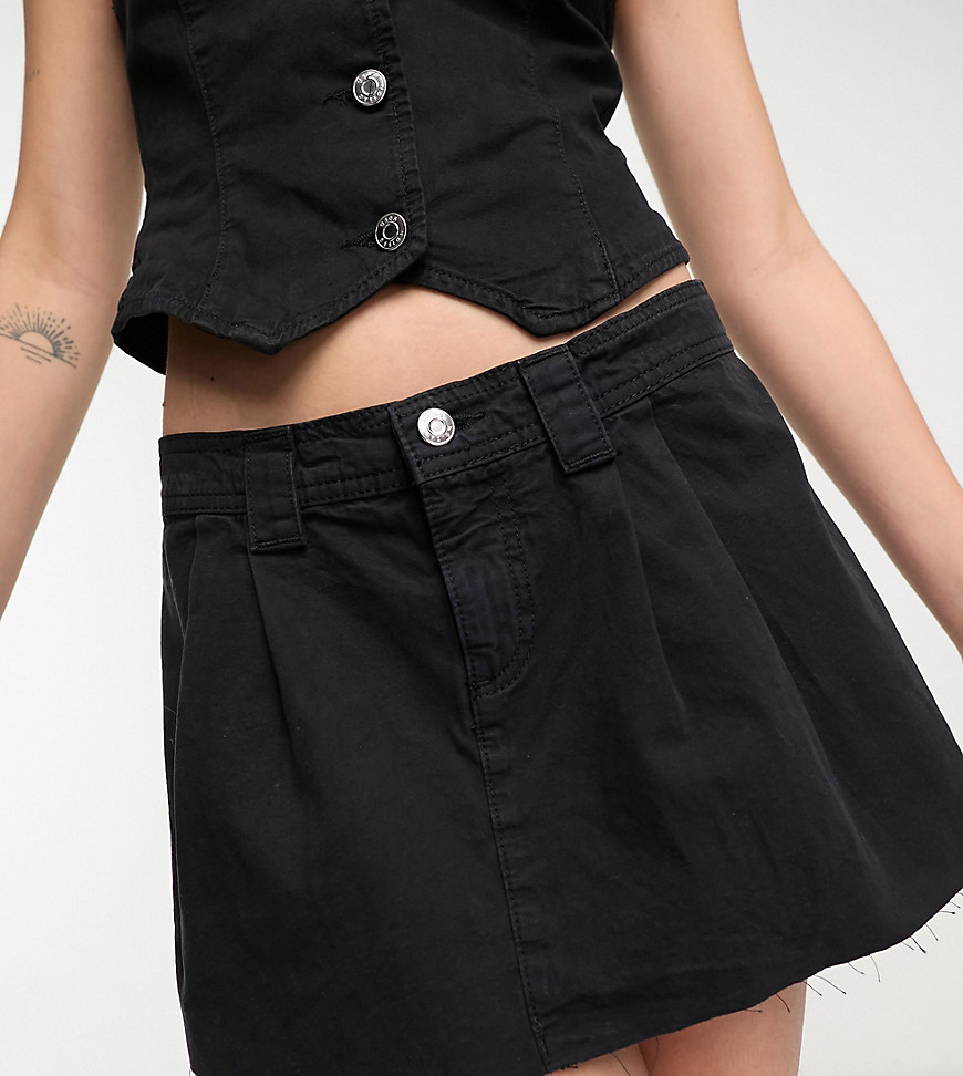 ASOS DESIGN Tall micro mini skirt in black