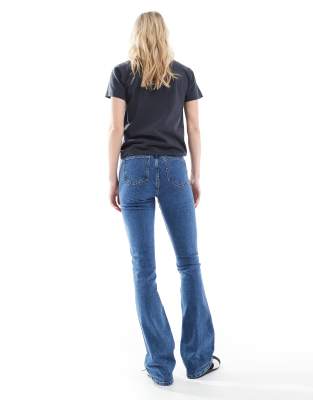Asos Tall Asos Design Tall Mid Rise Flare Jeans