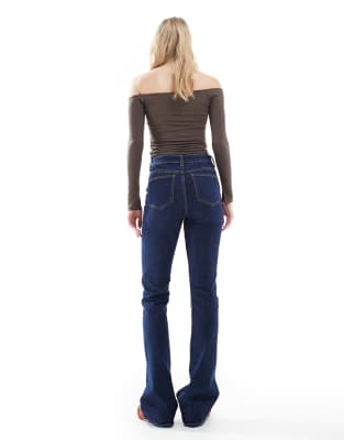 Asos Tall Asos Design Tall Mid Rise Flare Jeans