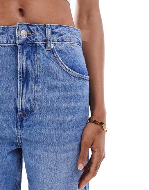 ASOS DESIGN Tall mid rise straight jeans in bromo, 3 of 5
