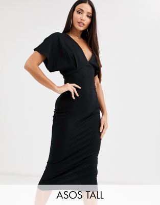 asos tall midi dress
