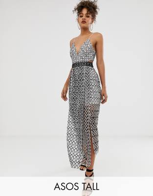 asos tall midi dress