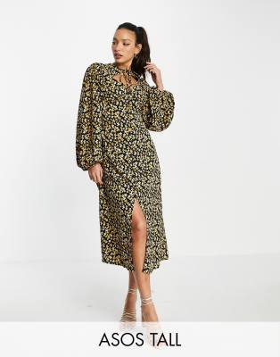 asos tall midi dress