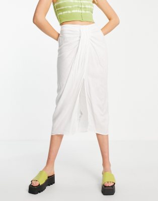 asos drape skirt