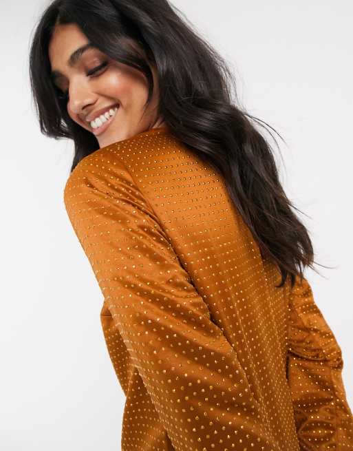 ASOS DESIGN Tall — Mini shift-kjole med nitter, 3 af 4