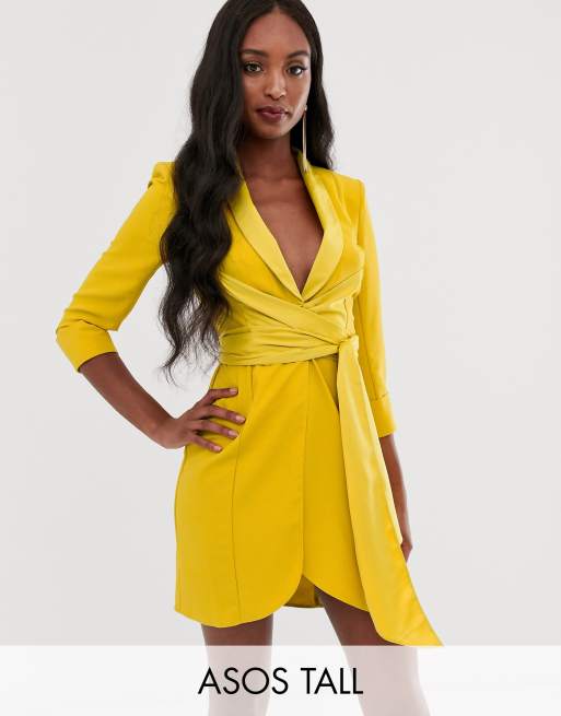 Asos mini hot sale tux dress