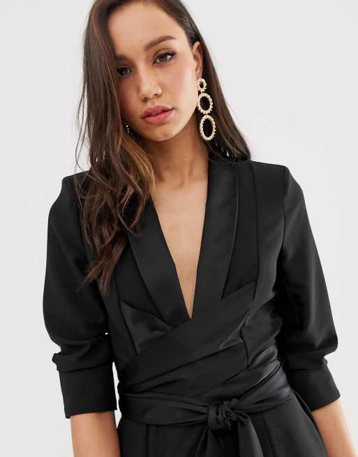 Asos sales tuxedo dress