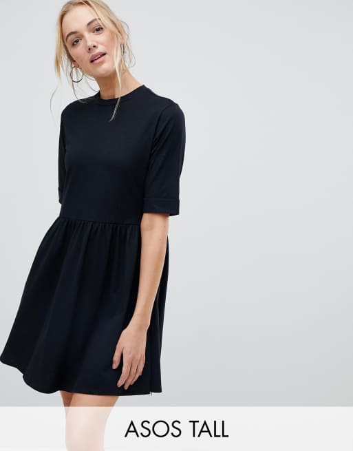 ASOS DESIGN Tall mini ultimate cotton smock dress | ASOS