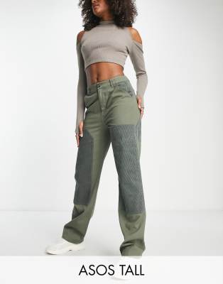 khaki green cargo trousers womens