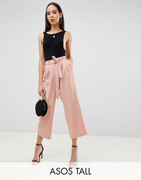 ASOS DESIGN Tall mix & match culotte with tie waist